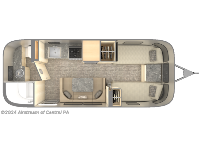 2023 Airstream International 23FB - New Travel Trailer For Sale by Airstream of Central PA in Duncansville, Pennsylvania