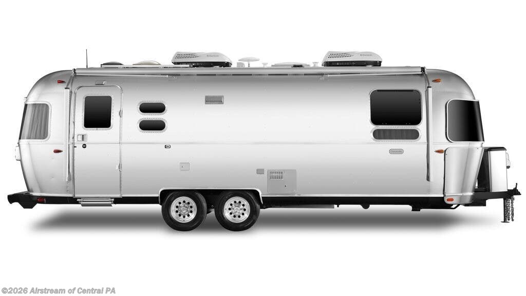 2026 Airstream Globetrotter 27FB - New Travel Trailer For Sale by Airstream of Central PA in Duncansville, Pennsylvania features LED Lights, Hitch, TV, Stabilizer Jacks, Heat Pump