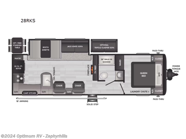 2023 Keystone Hideout 28RKS - New Travel Trailer For Sale by Optimum RV - Zephyrhills in Zephyrhills, Florida