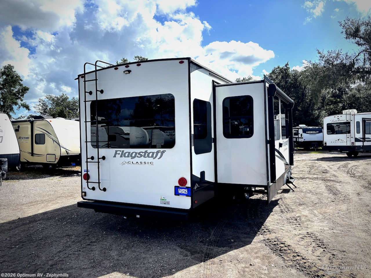 2023 Forest River Flagstaff Classic 832lKRL - Used Travel Trailer For Sale by Optimum RV - Zephyrhills in Zephyrhills, Florida features Slideout, Awning