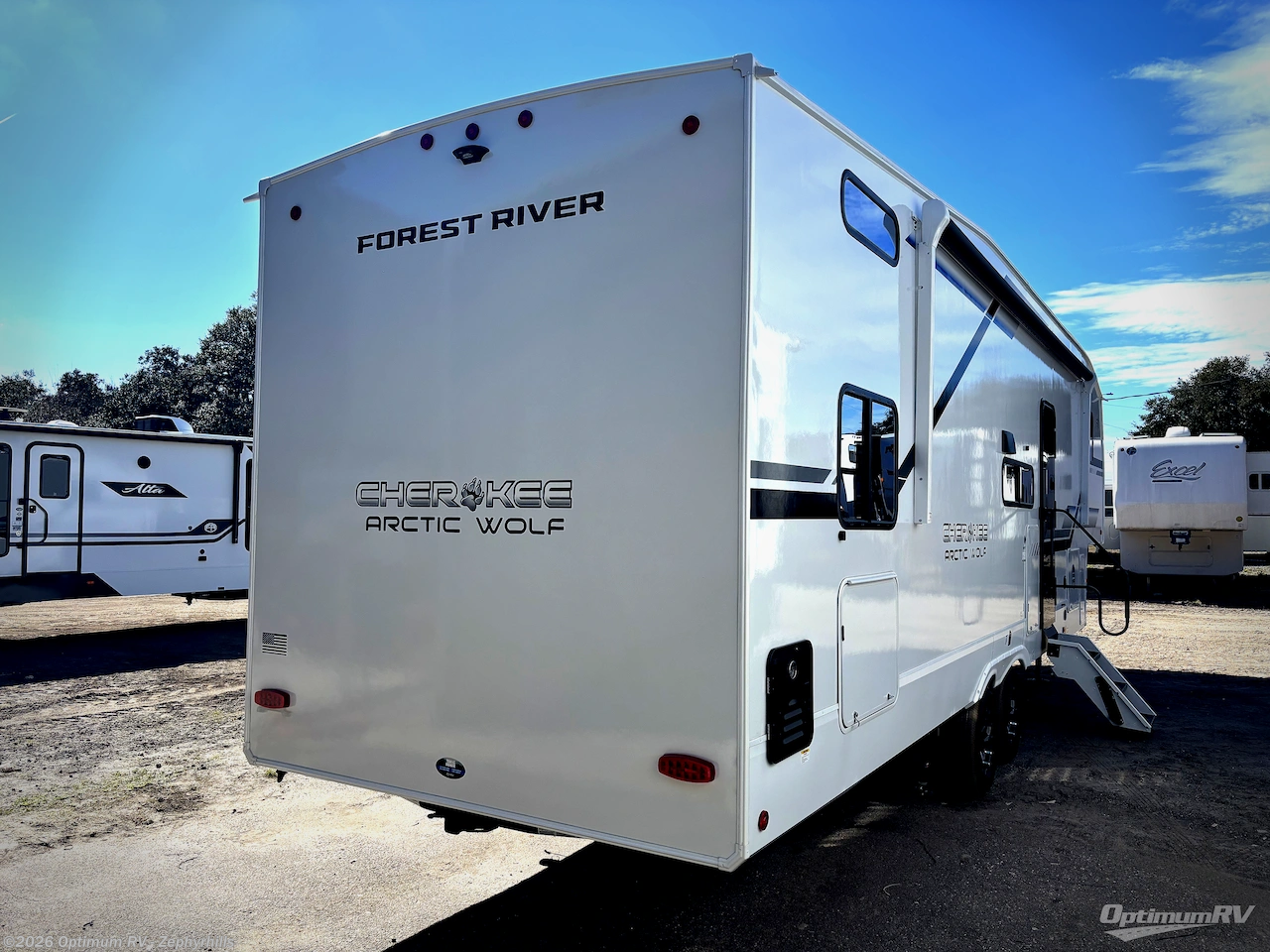 2026 Forest River Cherokee Arctic Wolf 285OPT - New Fifth Wheel For Sale by Optimum RV - Zephyrhills in Zephyrhills, Florida features Awning, Slideout