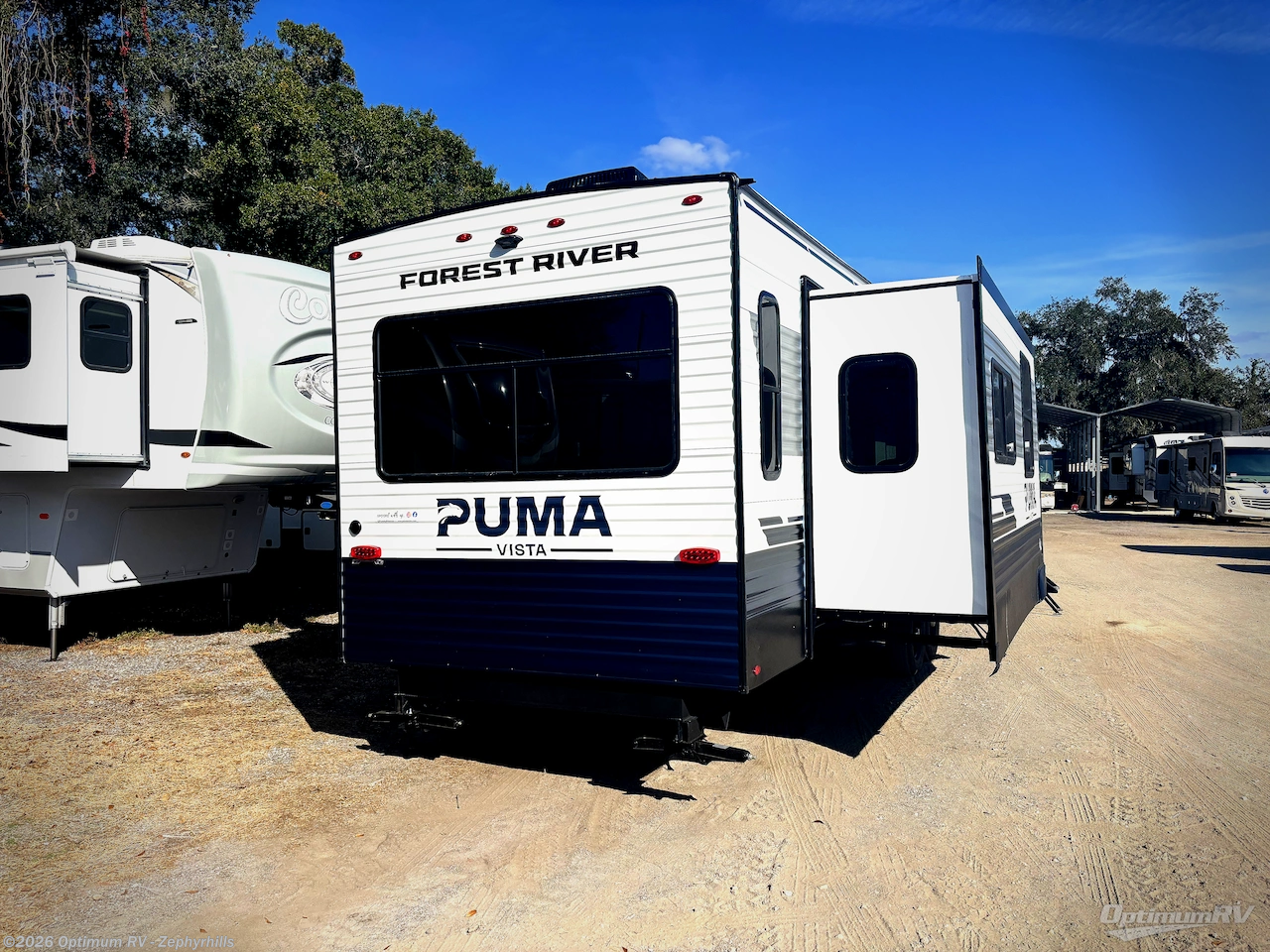 2026 Forest River Puma Vista 38RLB - New Destination Trailer For Sale by Optimum RV - Zephyrhills in Zephyrhills, Florida features Slideout, Awning