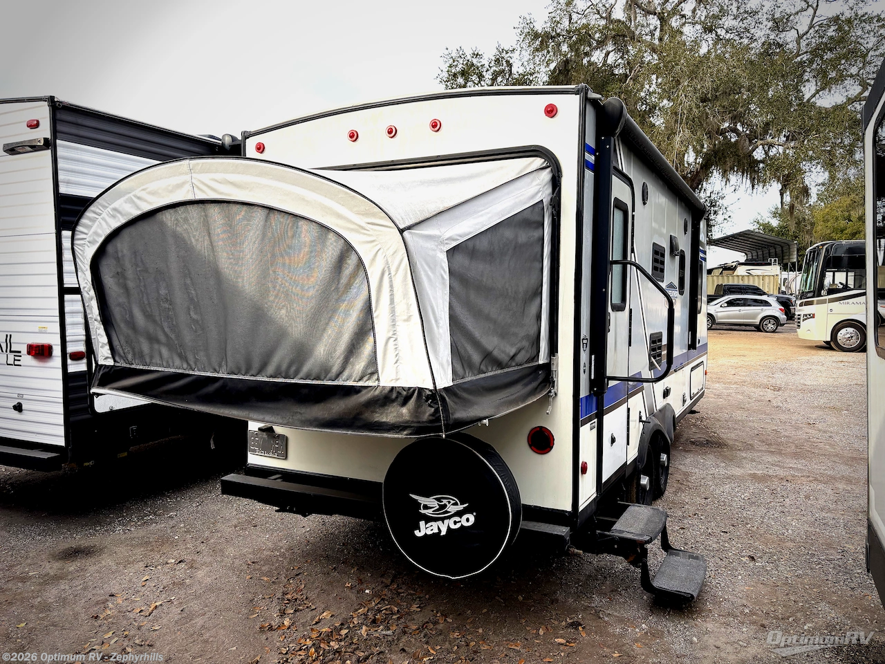 2018 Jayco Jay Feather 7 19XUD - Used Travel Trailer For Sale by Optimum RV - Zephyrhills in Zephyrhills, Florida features Awning, Slideout