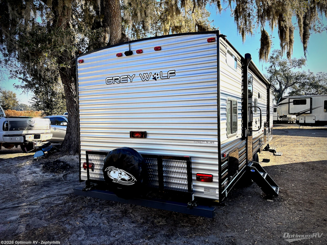 2022 Forest River Cherokee Grey Wolf 27DBH - Used Travel Trailer For Sale by Optimum RV - Zephyrhills in Zephyrhills, Florida features Awning, Slideout