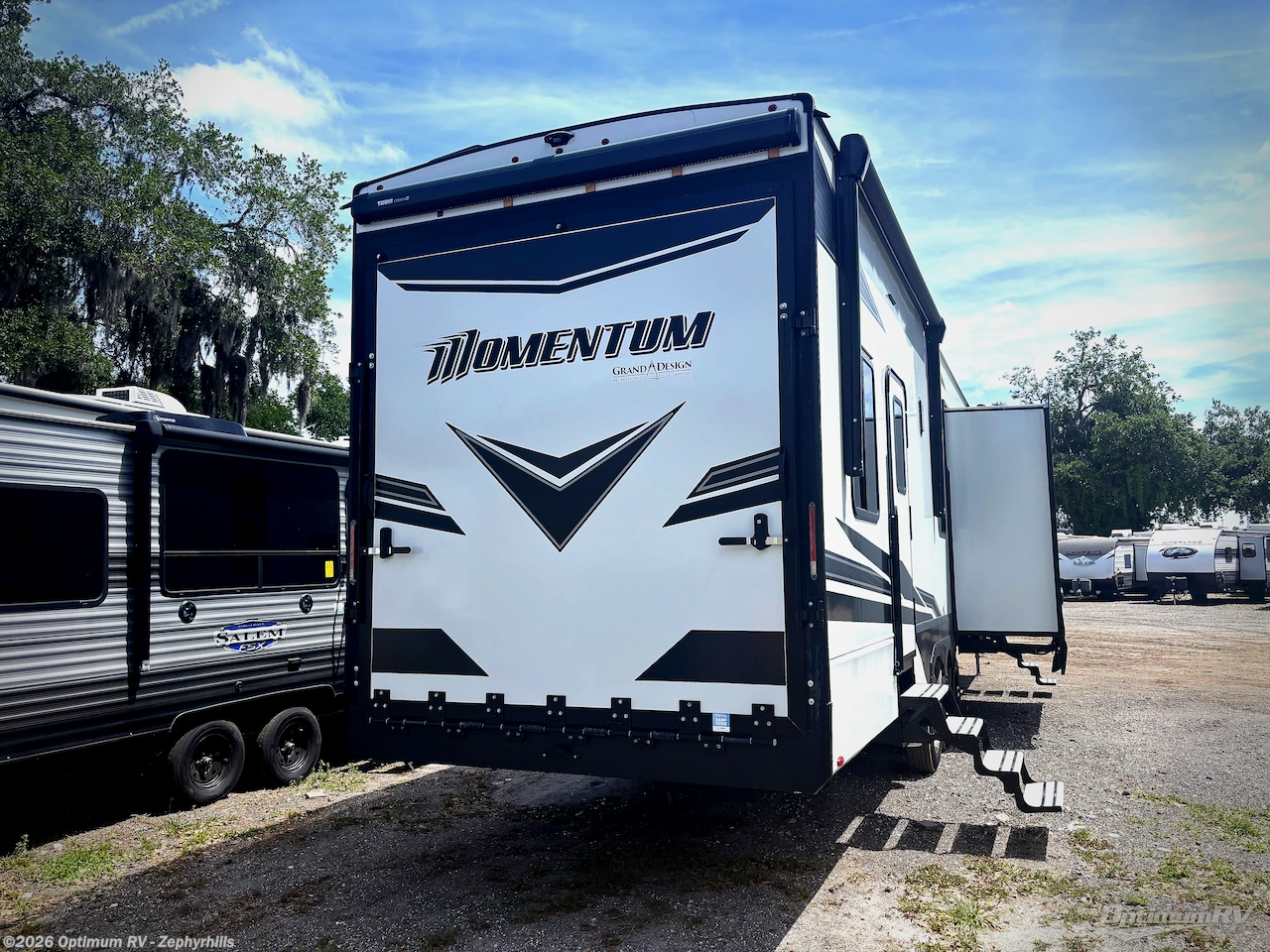 2024 Grand Design Momentum G-Class 415G - Used Fifth Wheel For Sale by Optimum RV - Zephyrhills in Zephyrhills, Florida features Awning, Slideout