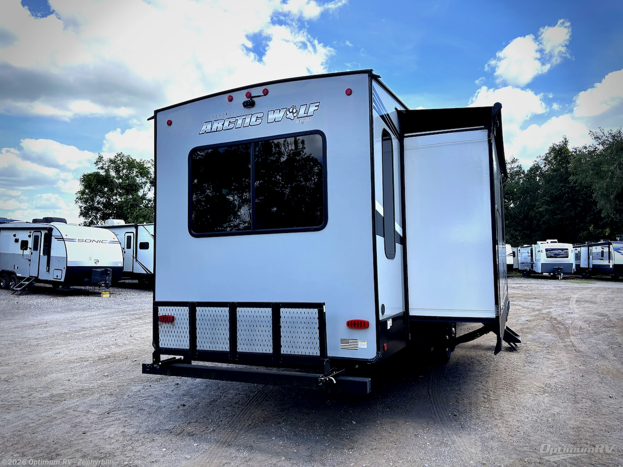 2022 Forest River Cherokee Arctic Wolf Suite 3660 - Used Fifth Wheel For Sale by Optimum RV - Zephyrhills in Zephyrhills, Florida features Slideout, Awning