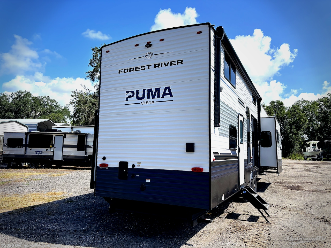 2027 Forest River Puma Vista 403LFT - New Destination Trailer For Sale by Optimum RV - Zephyrhills in Zephyrhills, Florida features Awning, Slideout