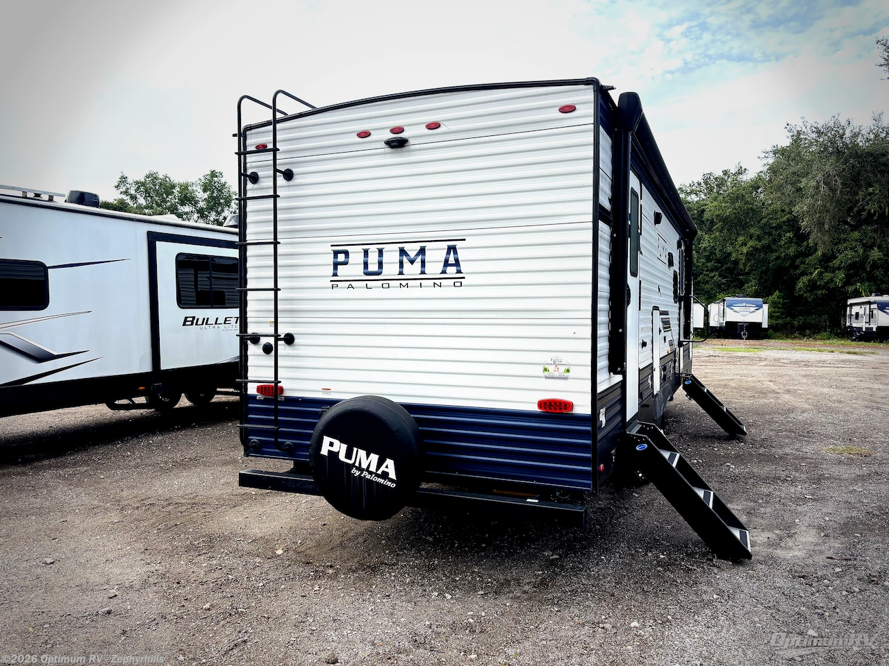 2024 Palomino Puma 28DBFQ - Used Travel Trailer For Sale by Optimum RV - Zephyrhills in Zephyrhills, Florida features Awning, Slideout