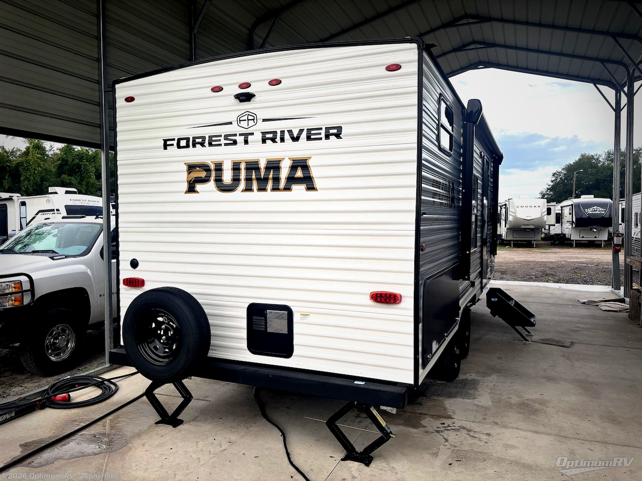 2027 Forest River Puma Camping Edition 20BHCE - New Travel Trailer For Sale by Optimum RV - Zephyrhills in Zephyrhills, Florida features Awning
