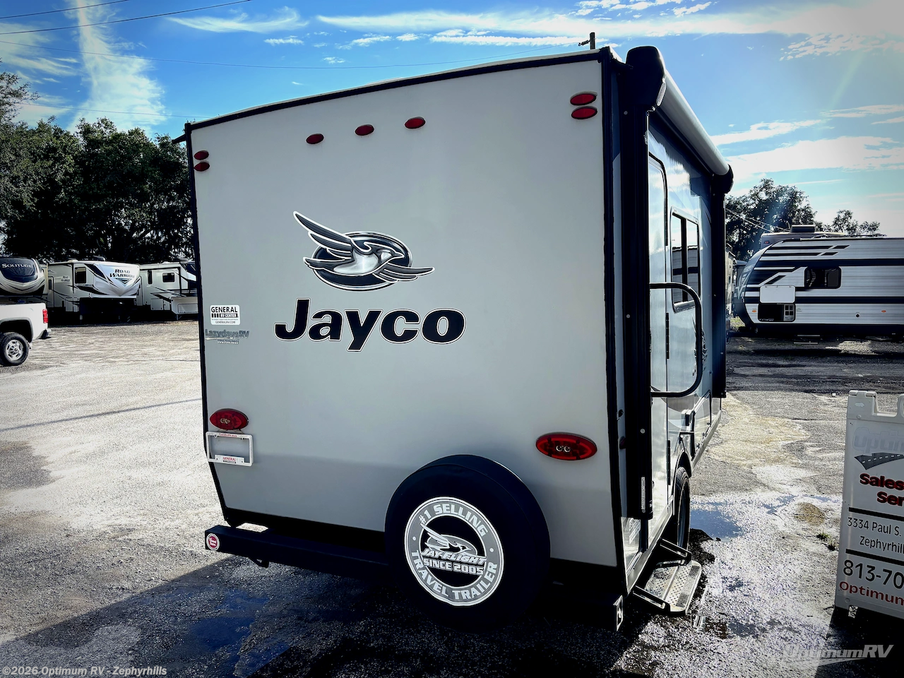 2021 Jayco Jay Flight SLX 7 145RB - Used Travel Trailer For Sale by Optimum RV - Zephyrhills in Zephyrhills, Florida features Awning