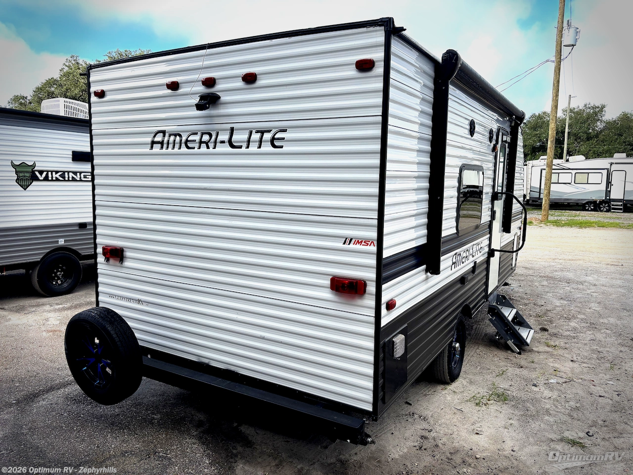 2022 Gulf Stream Ameri-Lite Super Lite 189DD - Used Travel Trailer For Sale by Optimum RV - Zephyrhills in Zephyrhills, Florida features Awning