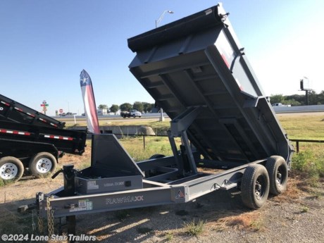 12&#39; x 83&quot; Dump Trailer - Bumper Pull &lt;br&gt;8&quot; I beam Frame 14 lb&lt;br&gt;3&quot; Channel cross-members&lt;br&gt;1 - 10K Drop Leg Jack&lt;br&gt;Coupler Type: 2 5/16 Coupler&lt;br&gt;10G 2ft High sides with reinforced rails&lt;br&gt;7G Smooth plate Floor&lt;br&gt;PH516 Hoist Kit With Pump&lt;br&gt;3 Way Gate&lt;br&gt;2 - 7K Electric Axles ( Dexter Axles ) Spring Suspension&lt;br&gt;4 -ST235/80R16 - With Black Wheels&lt;br&gt;LED Dot Approved Lights&lt;br&gt;(2) slide in ramps&lt;br&gt;Gray&lt;br&gt;&lt;br&gt;The Advertised Prices DO NOT Include: *Licensing* &amp;amp; Tax&lt;br&gt;Call or stop in today to meet with our family of staff members and get yourself a new trailer @LoneStarTrailers!&lt;br&gt;Call us at: 254-749-2624&lt;br&gt;We have over 200 trailers to choose from. Come in and see us at:&lt;br&gt;6610 N I-35 Lacy Lakeview, TX 76705 (EXIT 342B)&lt;br&gt;Not in the great state of Texas? No Problem! We offer local and nation wide delivery.&lt;br&gt;Store Hours:&lt;br&gt;MON–FRI: 8:00AM-5:00 PM&lt;br&gt;SATURDAY: 9:00AM - 2:00 PM&lt;br&gt;SUNDAY: Closed&lt;br&gt;Remember we handle all your Trailer Sales &amp;amp; Trailer Part Needs!!! Let us help you with servicing your trailer too! It is our pleasure to serve our community of Waco Texas and all of Central Texas!! http://www.lonestartrailers.com/--xInventoryDetail?id=9325255