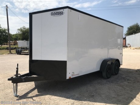 **DUE TO SUPPLY SHORTAGES WHEEL COLOR IS NOT GUARANTEED**XL SE Series&lt;br&gt;&lt;br&gt;24&amp;#8221; Flat Top Slope V-Nose - ATP Slanted Stoneguard&lt;br&gt;1 Piece Aluminum Roof - .030 Aluminum Screwless Exterior&lt;br&gt;(2) 3,500lb Spring Axles w/Electric Brakes - EZ-Lube Hubs&lt;br&gt;2 5/16&quot; Coupler - Safety Chains&lt;br&gt;2000# Tongue Jack&lt;br&gt;15&quot; Tires&lt;br&gt;ATP Fenders&lt;br&gt;Tube Main Frame Construction&lt;br&gt;16&quot; O.C. Floor &amp;amp; Sidewall Construction&lt;br&gt;24&quot; O.C. Roof Construction&lt;br&gt;3/4&quot; High Performance Floor - High Performance Sidewalls&lt;br&gt;6&#39; Approximate Interior Height&lt;br&gt;Aluminum Framed Rear Ramp Door - Deluxe J-Trim Around Ramp Door&lt;br&gt;32&amp;#8221; Aluminum Framed Side Door w/Flush Lock&lt;br&gt;(2) Sidewall Vents&lt;br&gt;LED Tail &amp;amp; Clearance Lights - (1) 12V LED Dome Light w/Switch&lt;br&gt;7-Way Plug&lt;br&gt;Automotive Undercoating&lt;br&gt;**Additional 6&quot; Interior Height&lt;br&gt;**Black Out Package&lt;br&gt;**Additional Side Door Bar Lock&lt;br&gt;&lt;br&gt;Limited 3 Year Warranty&lt;br&gt;&lt;br&gt;The Advertised Prices DO NOT Include: *Licensing* &amp;amp; Tax&lt;br&gt;&lt;br&gt;We have over 200 trailers to choose from. Come in and see us at:&lt;br&gt;6610 N I-35 Lacy Lakeview, TX 76705 (Exit 342B)&lt;br&gt;&lt;br&gt;Not in the great state of Texas? No Problem! We offer local and nation wide delivery.&lt;br&gt;&lt;br&gt;Store Hours:&lt;br&gt;MON–FRI: 8:00 AM - 5:00 PM&lt;br&gt;SATURDAY: 9:00 AM - 2:00 PM&lt;br&gt;SUNDAY: Closed&lt;br&gt;&lt;br&gt;Remember we handle all your Trailer Sales &amp;amp; Trailer Part Needs!!! &lt;br&gt;Let us help you with servicing your trailer too! &lt;br&gt;It is our pleasure to serve our community of Waco Texas and all of Central Texas! http://www.lonestartrailers.com/--xInventoryDetail?id=9371939