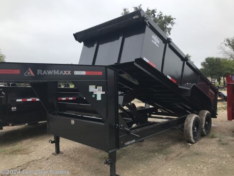 14k Gooseneck Dump Trailer&lt;br&gt;&lt;br&gt;(2) 7k Dexter Spring Axles w/ Electric Brakes&lt;br&gt;Gooseneck 2 5/16&quot; Adjustable Ball&lt;br&gt;(2) 10k Drop Leg Jacks&lt;br&gt;(4) ST235/80R16&quot; Radial Tires w/Black Wheels&lt;br&gt;8&quot; 13 lb. I Beam Frame &amp;amp; Tongue&lt;br&gt;3&quot; Channel Crossmembers&lt;br&gt;7G Smooth Plate Floor - 10G 3ft High Sides w/Reinforced Rails&lt;br&gt;3-1 Spreader Gate&lt;br&gt;6&#39; Slide In Ramps&lt;br&gt;(4) Bed D-Rings&lt;br&gt;Heavy Duty Diamond Mesh Pull Tarp &lt;br&gt;PH620 Hoist Kit KTI Electric Pump Setup w/Control&lt;br&gt;Full Width Tool Box&lt;br&gt;LED DOT Approved Lights&lt;br&gt;3 Stage Powder Coat&lt;br&gt;&lt;br&gt;3 Year Frame &amp;amp; 1 Year Component Warranty&lt;br&gt;&lt;br&gt;The Advertised Prices DO NOT Include: *Licensing* &amp;amp; Tax&lt;br&gt;&lt;br&gt;We have over 200 trailers to choose from. Come in and see us at:&lt;br&gt;6610 N I-35 Lacy Lakeview, TX 76705 (Exit 342B)&lt;br&gt;&lt;br&gt;Not in the great state of Texas? No Problem! We offer local and nation wide delivery.&lt;br&gt;&lt;br&gt;Store Hours:&lt;br&gt;MON–FRI: 8:00 AM - 5:00 PM&lt;br&gt;SATURDAY: 9:00 AM - 2:00 PM&lt;br&gt;SUNDAY: Closed&lt;br&gt;&lt;br&gt;Remember we handle all your Trailer Sales &amp;amp; Trailer Part Needs!!! &lt;br&gt;Let us help you with servicing your trailer too! &lt;br&gt;It is our pleasure to serve our community of Waco Texas and all of Central Texas! http://www.lonestartrailers.com/--xInventoryDetail?id=9407279