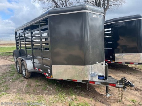 6.8x16&#39; Livestock Trailer&lt;br&gt;2x3 tubing Frame&lt;br&gt;2x4 tubing tongue&lt;br&gt;1x2 tubing uprights&lt;br&gt;2x3 angle 16 OC floor&lt;br&gt;Adj. 2 5/16 Coupler Bumper Pull&lt;br&gt;2-6k Torsion Axles&lt;br&gt;5k Top Wind Flip Jack&lt;br&gt;6&#39;6&quot; Interior Height&lt;br&gt;235/80R16 10 Ply Radial Tires&lt;br&gt;Treated Pine wood Floors&lt;br&gt;46&quot; Side Panels&lt;br&gt;Center Gate&lt;br&gt;**Full Swing with Slider Rear Gate&lt;br&gt;**Gray Powder Coat Paint&lt;br&gt;**12&quot; Strip Light Over the center Gate&lt;br&gt;**spare tire&lt;br&gt;&lt;br&gt;The Advertised Prices DO NOT Include: *Licensing* &amp;amp; Tax&lt;br&gt;Call or stop in today to meet with our family of staff members and get yourself a new trailer @LoneStarTrailers!&lt;br&gt;Call us at: 254.279.3463&lt;br&gt;&lt;br&gt;We have over 200 trailers to choose from. Come in and see us at:&lt;br&gt;6610 N I-35 Lacy Lakeview, TX 76705 (exit 342b)&lt;br&gt;&lt;br&gt;Not in the great state of Texas? No Problem! We offer local and nation wide delivery.&lt;br&gt;&lt;br&gt;Store Hours:&lt;br&gt;MON–FRI: 8:00AM-5:00 PM&lt;br&gt;SATURDAY: 9:00AM - 2:00 PM&lt;br&gt;SUNDAY: Closed&lt;br&gt;&lt;br&gt;Remember we handle all your Trailer Sales &amp;amp; Trailer Part Needs!!! Let us help you with servicing your trailer too! It is our pleasure to serve our community of http://www.lonestartrailers.com/--xInventoryDetail?id=12916517