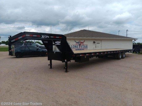102&quot;x40&#39; Gooseneck Full Tilt Deck Equipment Trailer&lt;br&gt;&lt;br&gt;12&quot; 19 lbs I-Beam Frame and Neck&lt;br&gt;2 5/16 Adjustable Round Gooseneck Coupler&lt;br&gt;3&quot; I-Beam Crossmembers on 16&quot; Centers&lt;br&gt;6&quot; Channel Outer Frame&lt;br&gt;10k Electric Tandem Dual Axles&lt;br&gt;2-12k Spring Loaded Dual Jacks&lt;br&gt;Full Tilt Deck with Knife Edge&lt;br&gt;ST235/80r16 LRE Radial 10 Ply Tires&lt;br&gt;Black Powder Coat&lt;br&gt;Treated Pine wood floor&lt;br&gt;Torque Tube&lt;br&gt;Frame Bridge&lt;br&gt;Low Profile&lt;br&gt;**22,000 lbs warn winch&lt;br&gt;**Winch Plate &lt;br&gt;**40&#39; of sliding ratchet track &lt;br&gt;**8 slide ratchets&lt;br&gt;**6&quot; flat strap&lt;br&gt;&lt;br&gt;The Advertised Prices DO NOT Include: *Licensing* &amp;amp; Tax&lt;br&gt;&lt;br&gt;We have over 200 trailers to choose from. Come in and see us at:&lt;br&gt;6610 N I-35 Lacy Lakeview, TX 76705 (Exit 342B)&lt;br&gt;&lt;br&gt;Not in the great state of Texas? No Problem! We offer local and nation wide delivery.&lt;br&gt;&lt;br&gt;Store Hours:&lt;br&gt;MON–FRI: 8:00 AM - 5:00 PM&lt;br&gt;SATURDAY: 9:00 AM - 2:00 PM&lt;br&gt;SUNDAY: Closed&lt;br&gt;&lt;br&gt;Remember we handle all your Trailer Sales &amp;amp; Trailer Part Needs!!!&lt;br&gt;Let us help you with servicing your trailer too!&lt;br&gt;It is our pleasure to serve our community of Waco Texas and all of Central Texas! http://www.lonestartrailers.com/--xInventoryDetail?id=13201421