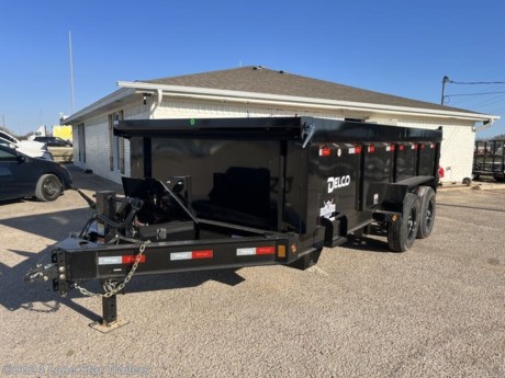 14K Bumper Pull Dump 83&quot;x16&#39;&lt;br&gt;Tandem 7k Spring Axles with Electric Brakes &lt;br&gt;12 LB Spring Loaded Jack&lt;br&gt;Solid 3&#39; Sides &lt;br&gt;10 Gauge Floor and Sides &lt;br&gt;3-Way Spreader Gates &lt;br&gt;6&#39; Slide In Ramps &lt;br&gt;Manual Pull Back Tarp System&lt;br&gt;Black Powder Paint &lt;br&gt;235/80R16 LRE 10 Ply Tires with Black Wheels&lt;br&gt;&lt;br&gt;The Advertised Prices DO NOT Include: *Licensing* &amp;amp; Tax&lt;br&gt;&lt;br&gt;We have over 200 trailers to choose from. Come in and see us at:&lt;br&gt;6610 N I-35 Lacy Lakeview, TX 76705 (Exit 342B)&lt;br&gt;&lt;br&gt;Not in the great state of Texas? No Problem! We offer local and nation wide delivery.&lt;br&gt;&lt;br&gt;Store Hours:&lt;br&gt;MON–FRI: 8:00 AM - 5:00 PM&lt;br&gt;SATURDAY: 9:00 AM - 2:00 PM&lt;br&gt;SUNDAY: Closed&lt;br&gt;&lt;br&gt;Remember we handle all your Trailer Sales &amp;amp; Trailer Part Needs!!! &lt;br&gt;Let us help you with servicing your trailer too! &lt;br&gt;It is our pleasure to serve our community of Waco Texas and all of Central Texas! http://www.lonestartrailers.com/--xInventoryDetail?id=13274168