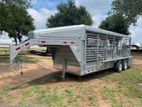 &lt;h3&gt;GR Trailers Tandem Axle Gooseneck 14,000 Lbs. STH6820W14LNR&lt;/h3&gt;&lt;br&gt;6&#39;8&quot;x20&#39; Gooseneck Livestock Trailer &lt;br&gt;Full Metal Roof&lt;br&gt;Lockable Storage Space Over Gooseneck&lt;br&gt;1x2&quot; Tubing Sides &lt;br&gt;2- 7k Dexter Torsion Braked Axles&lt;br&gt;Cleated Rubber Floor &lt;br&gt;Butterfly Rear Gate&lt;br&gt;Center Cut Gate &lt;br&gt;Protective Brake Light Covers &lt;br&gt;Brush Fenders &lt;br&gt;Rear Side Steps &lt;br&gt;Rear Receiver Tube &lt;br&gt;DOT Approved Reflective Tape &lt;br&gt;LED Exterior Lighting &lt;br&gt;Safety Chains &lt;br&gt;2 Tool Boxes &lt;br&gt;81&quot; Interior&lt;br&gt;37&quot; Side Access Door &lt;br&gt;ATP Rock Guard &lt;br&gt;Spare Tire Mount, Spare Included &lt;br&gt;Self Latching Coupler&lt;br&gt;&lt;br&gt;&lt;br&gt;The Advertised Prices DO NOT Include: *Licensing* &amp;amp; Tax&lt;br&gt;Call or stop in today to meet with our family of staff members and get yourself a new trailer @LoneStarTrailers!&lt;br&gt;Call us at: 254-749-2624&lt;br&gt;We have over 200 trailers to choose from. Come in and see us at:&lt;br&gt;6610 N I-35 Lacy Lakeview, TX 76705&lt;br&gt;Visit us on the web: www.lonestartrailers.com&lt;br&gt;Not in the great state of Texas? No Problem! We offer local and nation wide delivery.&lt;br&gt;Store Hours:&lt;br&gt;MON–FRI: 8:00AM-5:00 PM&lt;br&gt;SATURDAY: 9:00AM - 2:00 PM&lt;br&gt;SUNDAY: Closed&lt;br&gt;Remember we handle all your Trailer Sales &amp;amp; Trailer Part Needs!!! Let us help you with servicing your trailer too! It is our pleasure to serve our community of Waco Texas and all of Central Texas!! http://www.lonestartrailers.com/--xInventoryDetail?id=14002099