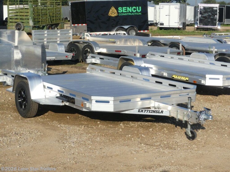 6x12 Utility Trailer for sale | New Aluma | EX 7712HLSR | 1-35k Axle ...
