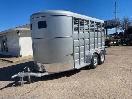 &lt;h3&gt; GR Trailers Bumper Pull Horse 7,000 Lbs. HT6814W10L&lt;/h3&gt;&lt;br&gt;G.V.W.R. 7,000 lbs.&lt;br&gt;G.A.W.R. 3,500 lbs.&lt;br&gt;AXLES Two 3,500 lb 4&quot; Drop Spring Axles (1 Idler &amp;amp; 1 with elec. Brakes)&lt;br&gt;SUSPENSION Multi-Leaf Spring with equilizer&lt;br&gt;TIRE 15&quot; &lt;br&gt;WHEEL 15&quot; White Spoke 5 Bolt&lt;br&gt;COUPLER 2&quot; Bulldog (7,000 lbs.)&lt;br&gt;SAFETY CHAINS Two 5/16&quot; Grd. 70 with safety Latch Hook&lt;br&gt;JACK 4,000 lbs. Top Wind (Swing-up)&lt;br&gt;TONGUE 4&quot; Channel Fold Back Tongue&lt;br&gt;FRAME 2-1/2&quot; x 2-1/2&quot; x 1/4&quot; Angle Iron&lt;br&gt;CROSSMEMBERS 2-1/2&quot; x 2-1/2&quot; x 1/4&quot; Angle Iron&lt;br&gt;SIDE WALL 18 Ga. Solid Panel with 1&quot; x 2&quot; Tubing Reinforcement 45&quot; High&lt;br&gt;TOP Round Cap in Front With Metal Top&lt;br&gt;FLOOR 2&quot; Treated Pine Lumper Deck w/ rubber mats&lt;br&gt;LIGHTS D.O.T. Stop, Tail, Turn and Clearance (LED)&lt;br&gt;ELEC. PLUG 7-Way RV&lt;br&gt;FINISH (PREP). Mechanical and/or Chemical Pre-treatment for maximum Paint Adhesion &amp;amp; 1 Coat of Primer&lt;br&gt;FINISH Painted with two Coats Automotive Quality Acrylic Enamel&lt;br&gt;**Slant Wall Tack Room With Swing Out Saddle Racks&lt;br&gt;**2 Horse Trailer Includes 1 Slant Horse Divider&lt;br&gt;**Solid Full Swing Rear Gate (1 piece)&lt;br&gt;**7&#39; Inside Hight&lt;br&gt;&lt;br&gt;The Advertised Prices DO NOT Include: *Licensing* &amp;amp; Tax&lt;br&gt;&lt;br&gt;We have over 200 trailers to choose from. Come in and see us at:&lt;br&gt;6610 N I-35 Lacy Lakeview, TX 76705 (Exit 342B)&lt;br&gt;&lt;br&gt;Not in the great state of Texas? No Problem! We offer local and nationwide delivery.&lt;br&gt;&lt;br&gt;Store Hours:&lt;br&gt;MON–FRI: 8:00 AM - 5:00 PM&lt;br&gt;SATURDAY: 9:00 AM - 2:00 PM&lt;br&gt;SUNDAY: Closed&lt;br&gt;&lt;br&gt;Remember we handle all your Trailer Sales &amp;amp; Trailer Part Needs!!! &lt;br&gt;Let us help you with servicing your trailer too! &lt;br&gt;It is our pleasure to serve our community of Waco and all of Central Texas! http://www.lonestartrailers.com/--xInventoryDetail?id=13432940