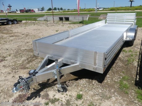 8100TA-SR Tandem Axle Trailer&lt;br&gt;All aluminum construction (excluding axle &amp;amp; coupler)&lt;br&gt;&lt;br&gt;&amp;#8226;12&quot; Solid front &amp;amp; 2) 69&quot;x12&quot; ramps - 12&quot; solid side on balance of trailer&lt;br&gt;&amp;#8226;Aluminum bi-fold rear tailgate - 75.5&quot; wide x 60&quot; long&lt;br&gt;&amp;#8226;2) 3500# Rubber torsion axle (7000# GVWR)&lt;br&gt;&amp;#8226;Electric brakes, easy lube hubs&lt;br&gt;&amp;#8226;ST205/75R14 LRC Radial tires (1760# cap/tire)&lt;br&gt;&amp;#8226;Aluminum wheels&lt;br&gt;&amp;#8226;Aluminum removable tear drop fenders&lt;br&gt;&amp;#8226;Extruded aluminum floor&lt;br&gt;&amp;#8226;A-Framed aluminum tongue, 48&quot; long with 2 5/16&quot; coupler&lt;br&gt;&amp;#8226;12) Tie down loops on 8122&lt;br&gt;&amp;#8226;Swivel tongue jack, 1200# capacity&lt;br&gt;&amp;#8226;2) Rear stabilizer legs (1 per side)&lt;br&gt;&amp;#8226;LED Lighting package, safety chains&lt;br&gt;&amp;#8226;Overall width = 101.5&quot;&lt;br&gt;&amp;#8226;Overall length 8122 = 316&quot;&lt;br&gt;&lt;br&gt;5 Year Warranty&lt;br&gt;&lt;br&gt;The Advertised Prices DO NOT Include: *Licensing* &amp;amp; Tax&lt;br&gt;&lt;br&gt;We have over 200 trailers to choose from. Come in and see us at:&lt;br&gt;6610 N I-35 Lacy Lakeview, TX 76705 (Exit 342B)&lt;br&gt;&lt;br&gt;Not in the great state of Texas? No Problem! We offer local and nation wide delivery.&lt;br&gt;&lt;br&gt;Store Hours:&lt;br&gt;MON–FRI: 8:00 AM - 5:00 PM&lt;br&gt;SATURDAY: 9:00 AM - 2:00 PM&lt;br&gt;SUNDAY: Closed&lt;br&gt;&lt;br&gt;Remember we handle all your Trailer Sales &amp;amp; Trailer Part Needs!!!&lt;br&gt;Let us help you with servicing your trailer too!&lt;br&gt;It is our pleasure to serve our community of Waco Texas and all of Central Texas! http://www.lonestartrailers.com/--xInventoryDetail?id=15288437