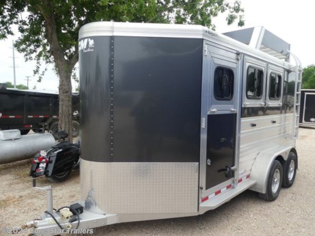 &lt;h3&gt;2021 CM Trailers Renegade 3-Horse 16 ft. 6&#39; 8&quot; W x 7&#39; T&lt;/h3&gt;&lt;strong&gt;Aluminum Slant Load Bumper Pull Horse Trailer w/Extruded Aluminum Sides&lt;/strong&gt;&lt;p&gt;With light-weight, all-aluminum construction, CM&amp;#8217;s Renegade is no pushover. Easily accommodating up to 3 horses, the Renegade is 13 to 16 ft. in length, 6 ft. 8 in. wide, and 7 ft. tall. With a 2 5/16&amp;#8221; forged coupler, rubber torsion Dexter Axles, silver mod wheels, and forward, self-adjusting brakes on all wheels, it&amp;#8217;s a smooth ride all-around.&lt;/p&gt;&lt;p&gt;The Renegade also comes standard with a spare tire &amp;amp; wheel and sealed L.E.D. lighting. The tack room is front slant and comes with a spare tire rack, recessed dome lights, bridle hooks &amp;amp; brush trays. The stall area has a telescoping rear divider, adjustable, removable slant tubing dividers w/ head partitions, roof vents, dome lights, rubber floor mats &amp;amp; kick mats. Also featured on the Renegade are drop feed doors on the road side, open stock sides on the curb side, and a removable 3-place saddle rack w/ blanket bars.&lt;/p&gt;&lt;strong&gt;Features may include:&lt;/strong&gt;&lt;ul&gt;&lt;li&gt;All aluminum frame w/extruded sides 45&quot; tall&lt;/li&gt;&lt;/ul&gt;&lt;ul&gt;&lt;li&gt;One piece aluminum skin roof w/1&quot; x 2-1/2&quot; tubing bows on 2&#39; centers&lt;/li&gt;&lt;/ul&gt;&lt;ul&gt;&lt;li&gt;.125 Extruded aluminum bottom rail&lt;/li&gt;&lt;/ul&gt;&lt;ul&gt;&lt;li&gt;1 3/8&quot; Wall uprights&lt;/li&gt;&lt;/ul&gt;&lt;ul&gt;&lt;li&gt;9&quot; Extruded aluminum bottom rail&lt;/li&gt;&lt;/ul&gt;&lt;ul&gt;&lt;li&gt;36&quot; Wedge nose&lt;/li&gt;&lt;/ul&gt;&lt;ul&gt;&lt;li&gt;24&#39; Aluminum tread plate gravel guard on front&lt;/li&gt;&lt;/ul&gt;&lt;ul&gt;&lt;li&gt;Tapered nose w/radius corners&lt;/li&gt;&lt;/ul&gt;&lt;ul&gt;&lt;li&gt;Aluminum tread plate gravel guard 24&quot; on front 30&quot; x 20&quot; shop built drop down feed doors on head wall&lt;/li&gt;&lt;/ul&gt;&lt;ul&gt;&lt;li&gt;12&quot; Aluminum plank floor&lt;/li&gt;&lt;/ul&gt;&lt;ul&gt;&lt;li&gt;Rear rubber bumper&lt;/li&gt;&lt;/ul&gt;&lt;ul&gt;&lt;li&gt;Tag bracket&lt;/li&gt;&lt;/ul&gt;&lt;ul&gt;&lt;li&gt;Colors available white, black matte or champagne aluminum&lt;/li&gt;&lt;/ul&gt;&lt;ul&gt;&lt;li&gt;Adjustable removable slant tubing dividers with head partition and pads&lt;/li&gt;&lt;/ul&gt;&lt;ul&gt;&lt;li&gt;Telescoping rear divider&lt;/li&gt;&lt;/ul&gt;&lt;ul&gt;&lt;li&gt;Rotary slam latches on dividers&lt;/li&gt;&lt;/ul&gt;&lt;ul&gt;&lt;li&gt;Rubber floor mats&lt;/li&gt;&lt;/ul&gt;&lt;ul&gt;&lt;li&gt;38&quot; Stalls&lt;/li&gt;&lt;/ul&gt;&lt;ul&gt;&lt;li&gt;Kick Mats (Butt wall, head wall, slant wall, rear doors)&lt;/li&gt;&lt;/ul&gt;&lt;ul&gt;&lt;li&gt;Interior tie rings (2 per stall)&lt;/li&gt;&lt;/ul&gt;&lt;ul&gt;&lt;li&gt;Exterior tie rings (1 per stall, 3rd on curbside)&lt;/li&gt;&lt;/ul&gt;&lt;ul&gt;&lt;li&gt;50/50 rear doors with 24&quot; x 18&quot; window in each&lt;/li&gt;&lt;/ul&gt;&lt;ul&gt;&lt;li&gt;Front slant tack room (0&#39; to 4&#39;)&lt;/li&gt;&lt;/ul&gt;&lt;ul&gt;&lt;li&gt;Full height slant partition wall between stalls &amp;amp; front tack room&lt;/li&gt;&lt;/ul&gt;&lt;ul&gt;&lt;li&gt;36&quot; Camper door on curbside w/recessed locking handle, windows &amp;amp; hold backs (located on curb side)&lt;/li&gt;&lt;/ul&gt;&lt;ul&gt;&lt;li&gt;Removable 3 Tree saddle rack&lt;/li&gt;&lt;/ul&gt;&lt;ul&gt;&lt;li&gt;Bridle bar on slant wall&lt;/li&gt;&lt;/ul&gt;&lt;ul&gt;&lt;li&gt;2 Recessed brush trays on nose&lt;/li&gt;&lt;/ul&gt;&lt;ul&gt;&lt;li&gt;Rumber brush tray on slant wall&lt;/li&gt;&lt;/ul&gt;&lt;ul&gt;&lt;li&gt;Rubber mats on floor&lt;/li&gt;&lt;/ul&gt;&lt;br&gt;&lt;br&gt;&lt;br&gt;The Advertised Prices DO NOT Include: *Licensing* &amp;amp; Tax&lt;br&gt;&lt;br&gt;We have over 200 trailers to choose from. Come in and see us at:&lt;br&gt;6610 N I-35 Lacy Lakeview, TX 76705 (Exit 342B)&lt;br&gt;&lt;br&gt;Not in the great state of Texas? No Problem! We offer local and nation wide delivery.&lt;br&gt;&lt;br&gt;Store Hours:&lt;br&gt;MON–FRI: 8:00 AM - 5:00 PM&lt;br&gt;SATURDAY: 9:00 AM - 2:00 PM&lt;br&gt;SUNDAY: Closed&lt;br&gt;&lt;br&gt;Remember we handle all your Trailer Sales &amp;amp; Trailer Part Needs!!!&lt;br&gt;Let us help you with servicing your trailer too!&lt;br&gt;It is our pleasure to serve our community of Waco Texas and all of Central Texas! http://www.lonestartrailers.com/--xInventoryDetail?id=15426147