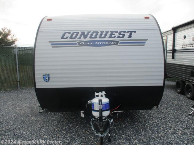 2022 Gulf Stream Conquest Super Lite 199DD - New Travel Trailer For Sale by Alexander RV Center in Clayton, Delaware features Smoke Detector, Power Awning, Microwave, Furnace, 30 Amp Service