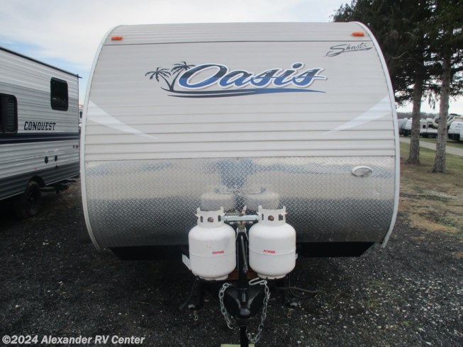 2016 Shasta Oasis 21CK - Used Travel Trailer For Sale by Alexander RV Center in Clayton, Delaware features Air Conditioning, Microwave, 30 Amp Service, Furnace, Stove Top Burner