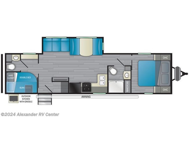 2022 Heartland Prowler 315BH floorplan image
