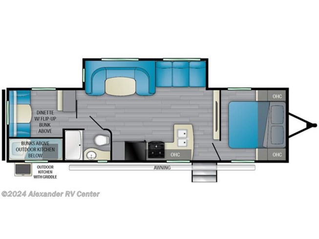 2022 Heartland Prowler 303BH floorplan image
