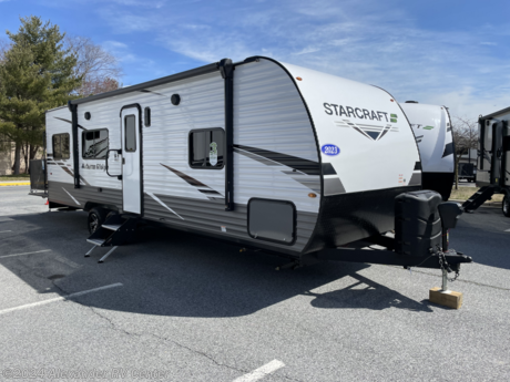 &lt;p&gt;**NEW ARRIVAL** STARCRAFT&#39;S BEST SELLING MODEL NOW IN A TOY HAULER FLOORPLAN! THESE NEW TOY HAULERS COME WITH A HEATED AND ENCLOSED UNDERBELLY, 10 CU FT 12-VOLT REFRIGERATOR, UPGRADED 15,000 BTU A/C, GAS/ELECTRIC WATER HEATER, 16 FT POWER AWNING AND UPGRADED ALUMINUM RIMS!&amp;nbsp;&lt;/p&gt;