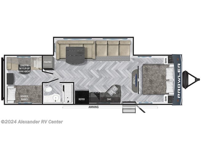 2023 Heartland Prowler 300SBH floorplan image