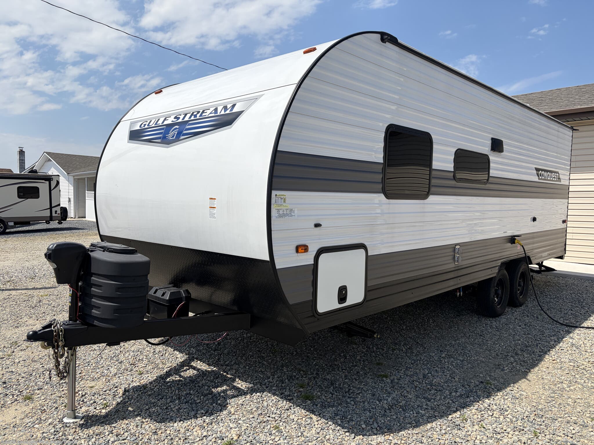2024 Gulf Stream Conquest Ultra-Lite 248BH - Used Travel Trailer For Sale by Alexander RV & Trailer Center in Clayton, Delaware features Toilet, Spare Tire Kit, Shower, Bunk Beds, Power Awning