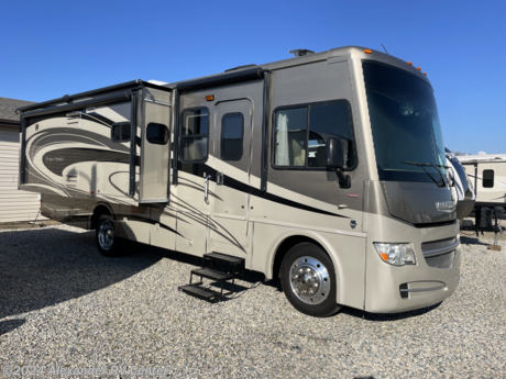 &lt;p&gt;&lt;strong&gt;LIKE NEW COMPACT CLASS A!! 2 SLIDE OUT, AUTO-LEVELING JACKS, HUGE &quot;EXTENDABLE&quot; U-SHAPED DINETTE, QUEEN BED AND LOW MILEAGE! TRITON V10 GAS ENGINE W/ ONLY 39,000 MILES! ONAN 5500 GENERATOR&amp;nbsp;&lt;/strong&gt;&lt;/p&gt;