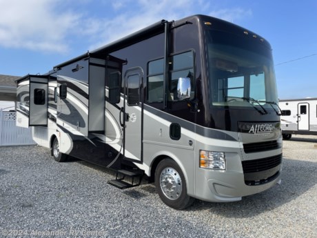 &lt;p&gt;&lt;strong&gt;LIKE NEW!! 2 OWNERS- BOTH GARAGE KEPT! FULL BODY PAINT, TRITON V10 GAS ENGINE W/ ONLY 14,228 MILES! ONAN 7,000 GENERATOR, AUTO-LEVELING JACKS, REAR &amp;amp; SIDE VIEW CAMERAS, OUTSIDE TV, 3 SLIDE OUTS, WALK AROUND QUEEN BED, SLEEPER SOFA, DROP DOWN BED OVER CAB, SLEEPS UP TO 5 PEOPLE, FIREPLACE AND TONS OF STORAGE!&amp;nbsp;&lt;/strong&gt;&lt;/p&gt;