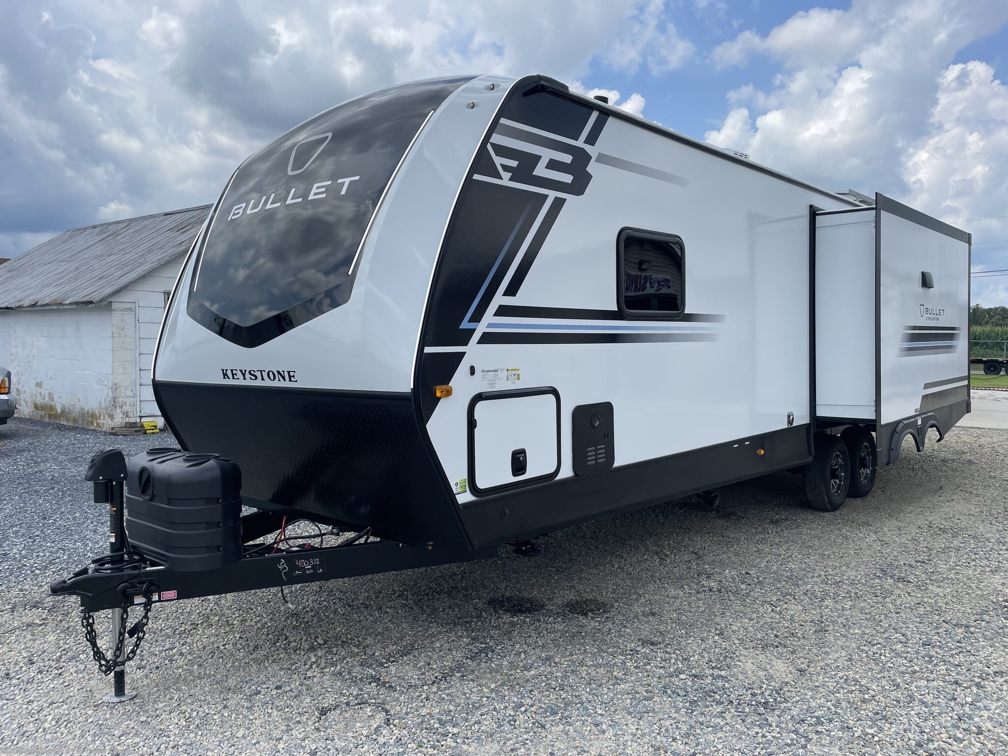 2026 Keystone Bullet Crossfire East 287RLS - New Travel Trailer For Sale by Alexander RV & Trailer Center in Clayton, Delaware features Oven, Fireplace, Power Stabilizer Jacks, Converter, Fire Extinguisher