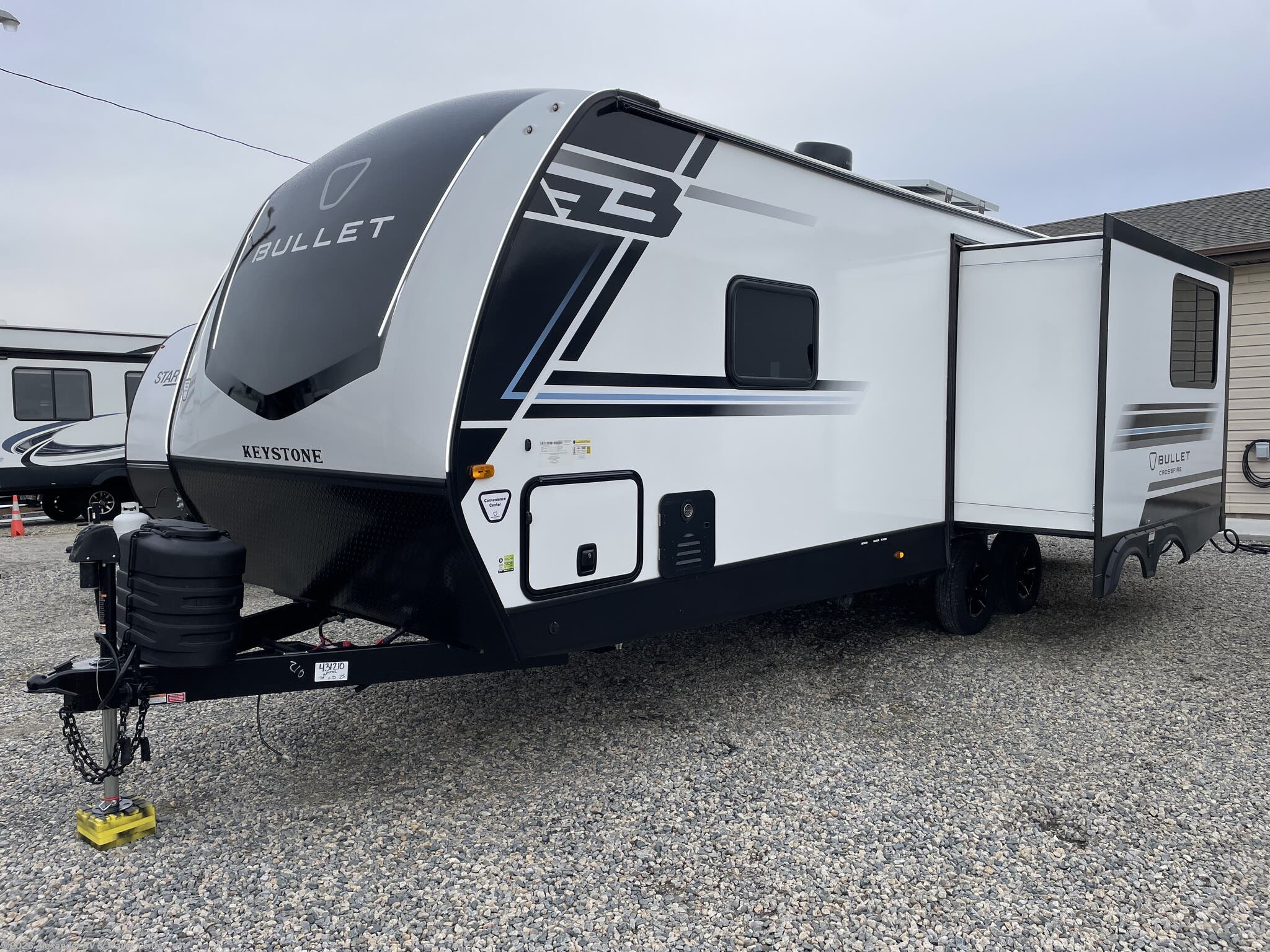 2026 Keystone Bullet Crossfire 2530RD - New Travel Trailer For Sale by Alexander RV & Trailer Center in Clayton, Delaware features Queen Bed, Diamond Shield Paint Protection Film, Roof Vents, Power Hitch Jack, Convection Microwave