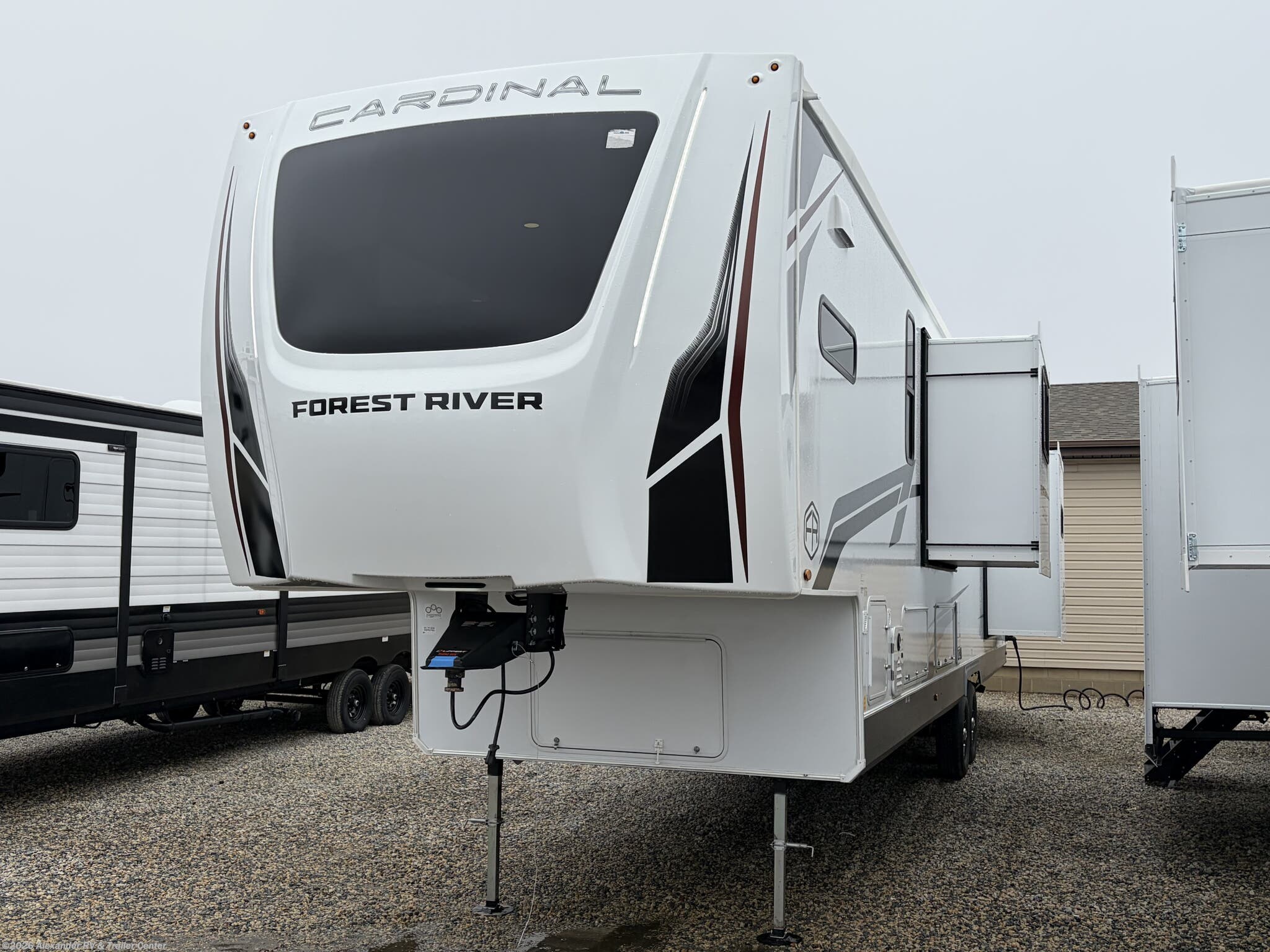2026 Forest River Cardinal 37GALLEY - New Fifth Wheel For Sale by Alexander RV & Trailer Center in Clayton, Delaware features Roof Vents, Pantry, Roof Vent, Medicine Cabinet, Automatic Leveling Jacks