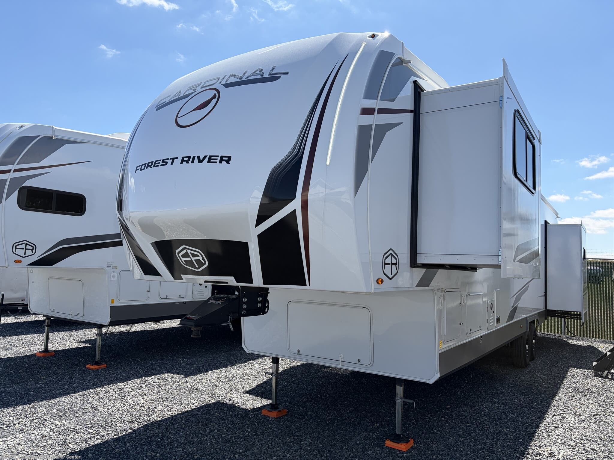 2026 Forest River Cardinal 35FL - New Fifth Wheel For Sale by Alexander RV & Trailer Center in Clayton, Delaware features Air Conditioning, Table and Chairs, Microwave, Auxiliary Battery, Smoke Detector