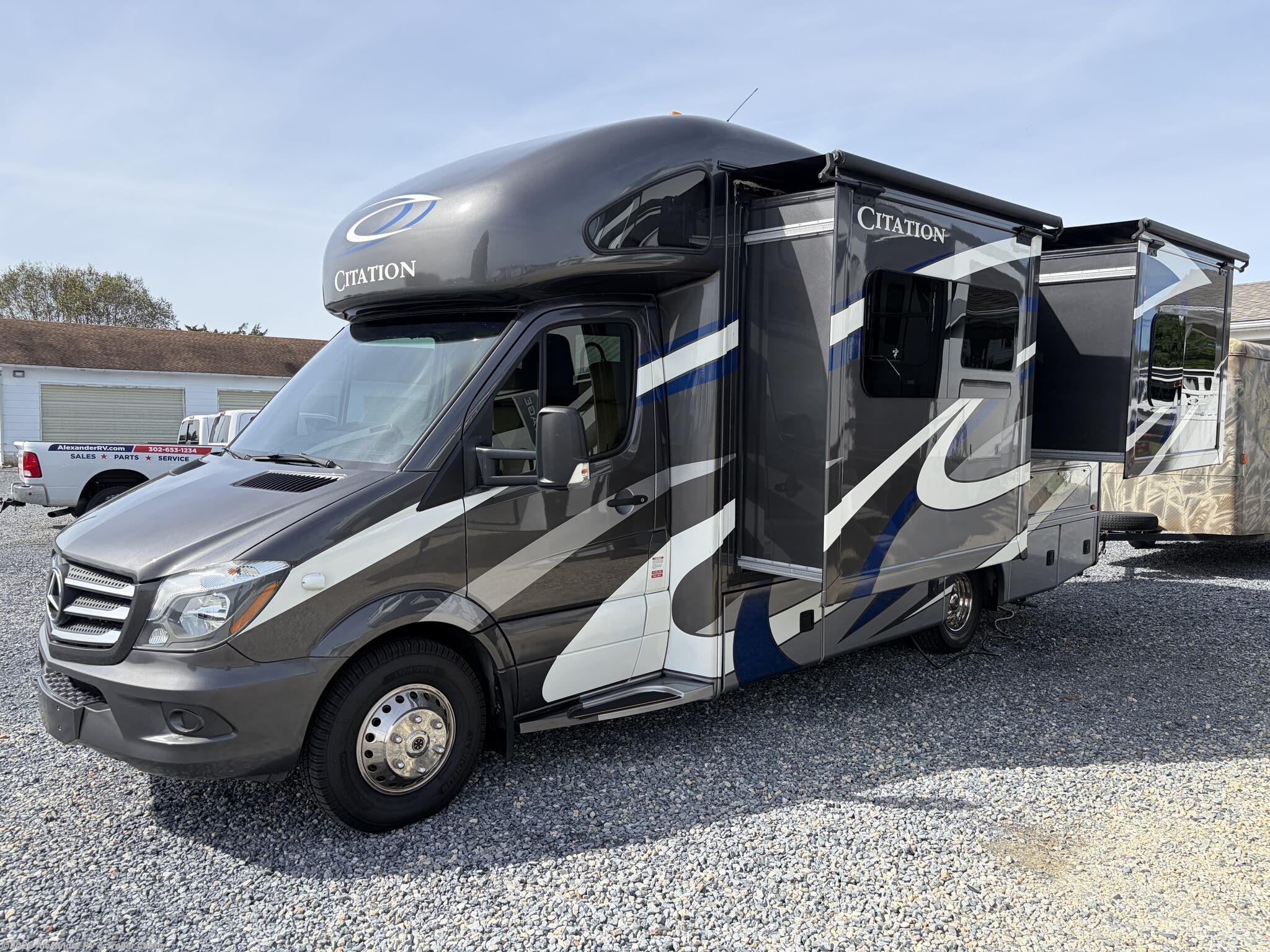 2017 Thor Motor Coach Citation Sprinter 24-SS - Used Class C For Sale by Alexander RV & Trailer Center in Clayton, Delaware features Tankless Demand Gas Water Heater, Roof Vents, Black Tank Flush, Power Roof Vent, Queen Bed
