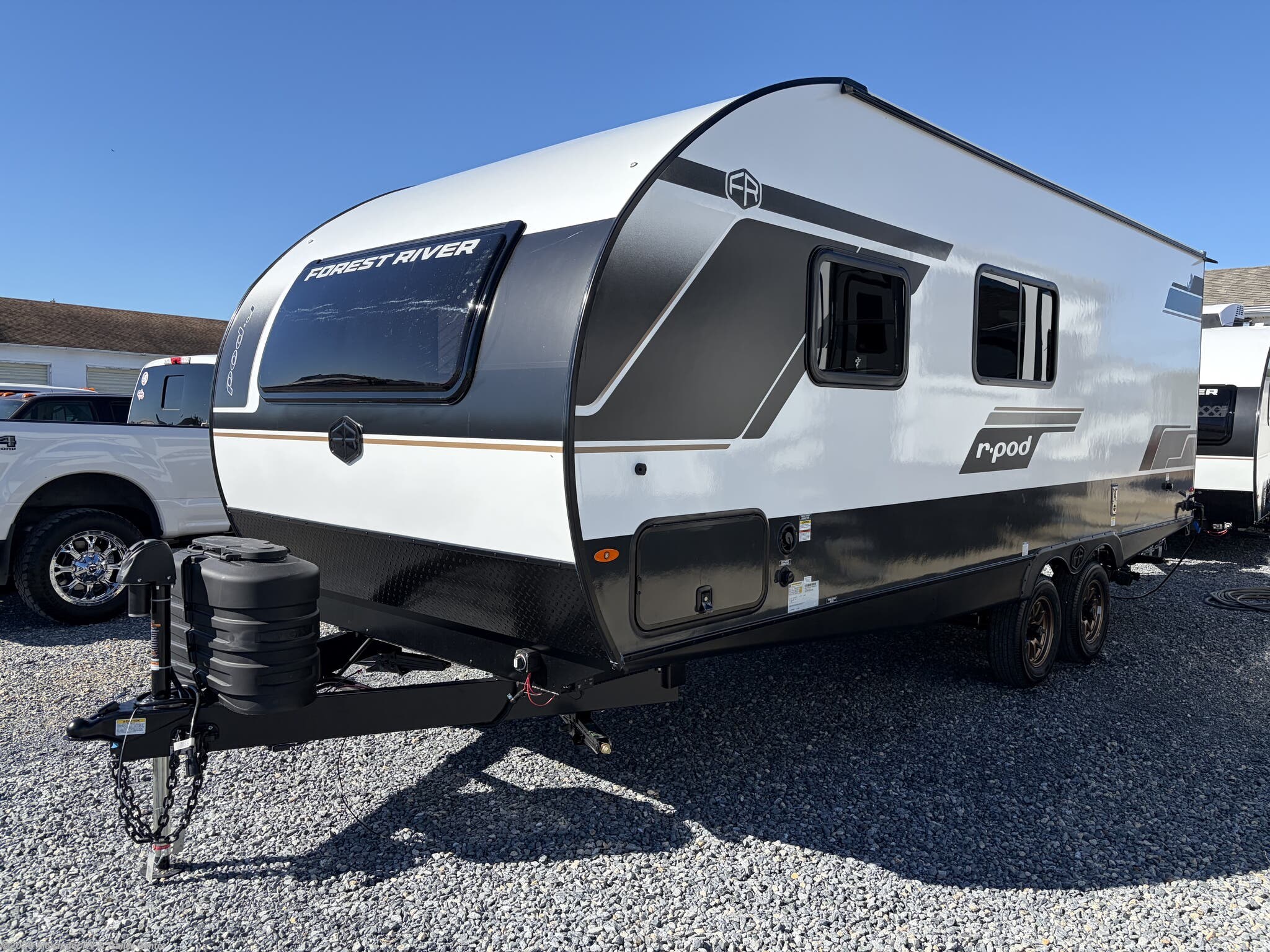 2027 Forest River R-Pod RP-208 - New Travel Trailer For Sale by Alexander RV & Trailer Center in Clayton, Delaware features Solar Panel, Convection Microwave, Power Awning, Azdel Composite Panels, Slam Latch Baggage Doors