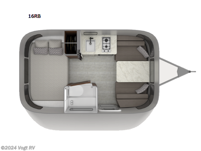 2024 Airstream Caravel 16RB - New Travel Trailer For Sale by Vogt RV in Fort Worth, Texas