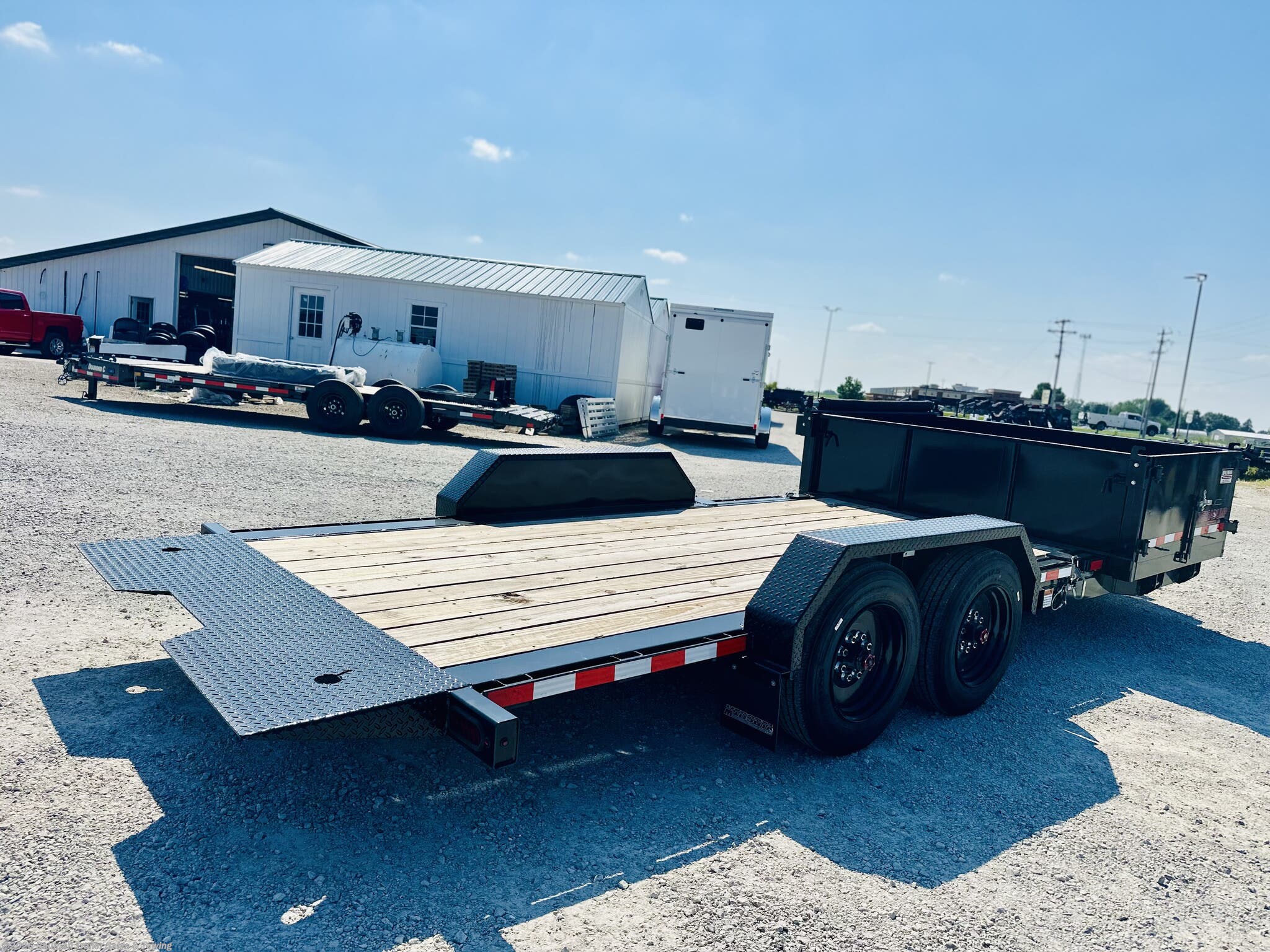 2025 Midsota HS 21X82-SIDE DUMP & TILT DECK-HYD JACK-17600# GVWR