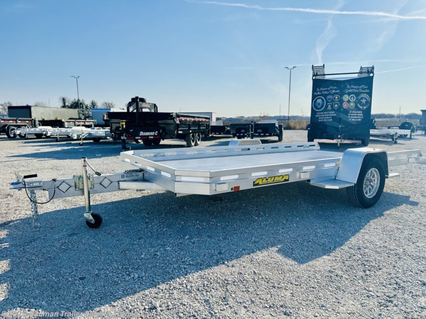 New 2026 Aluma 7814TILT 78X14 TILT SINGLE AXLE available in Goodfield, Illinois