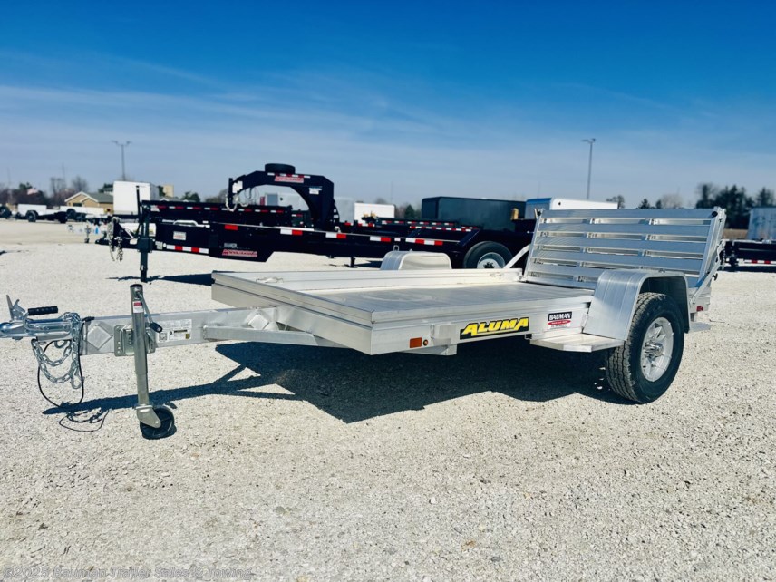 New 2025 Aluma 6810H-S-BT 68X10 HEAVY SINGLE AXLE -BI-FOLD GATE available in Goodfield, Illinois