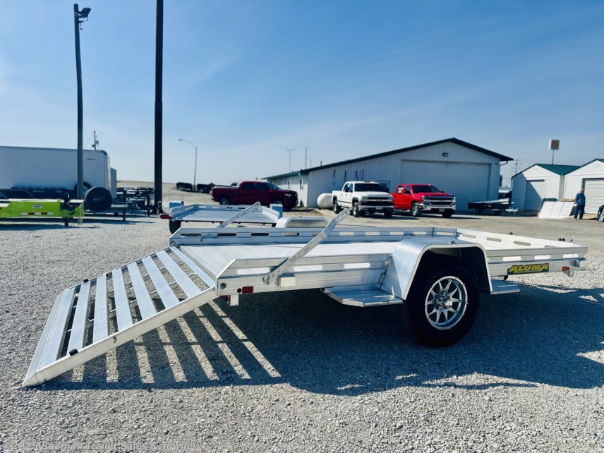 New 2026 Aluma 7712H-S-TG 77X12 HEAVY SINGLE AXLE W/ STRAIGHT GATE available in Goodfield, Illinois