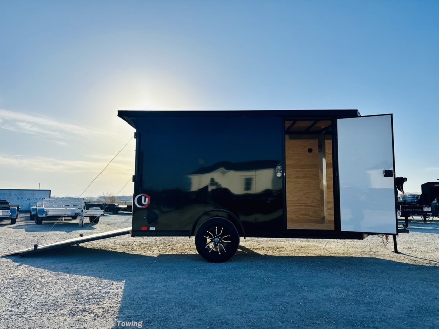 New 2025 United Trailers U Series UJ 6x12 Black/Blackout available in Goodfield, Illinois