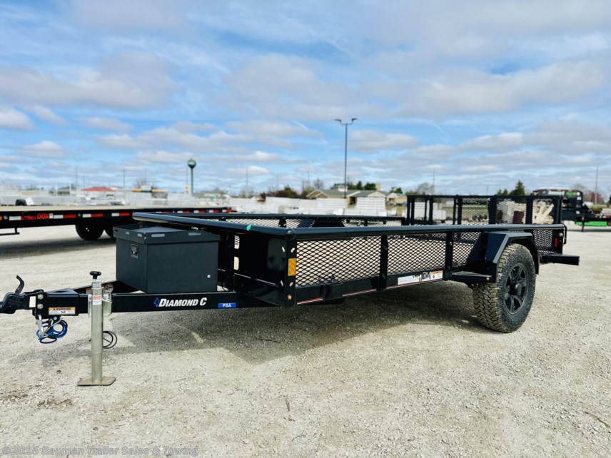 New 2025 Diamond C Diamond C PSA 12X77 PREMIUM SINGLE AXLE UTILITY TRAILER available in Goodfield, Illinois