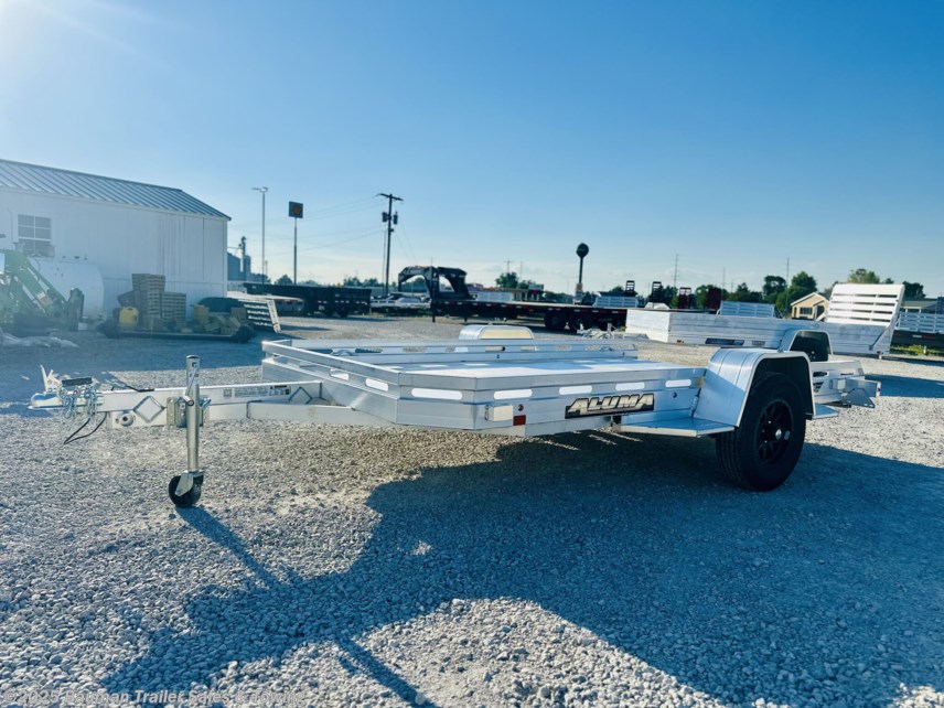 New 2026 Aluma EX7712HSLR-S-R - 77X12 ALUMA UTILITY TRAILER - EXECUTIVE SERIES available in Goodfield, Illinois
