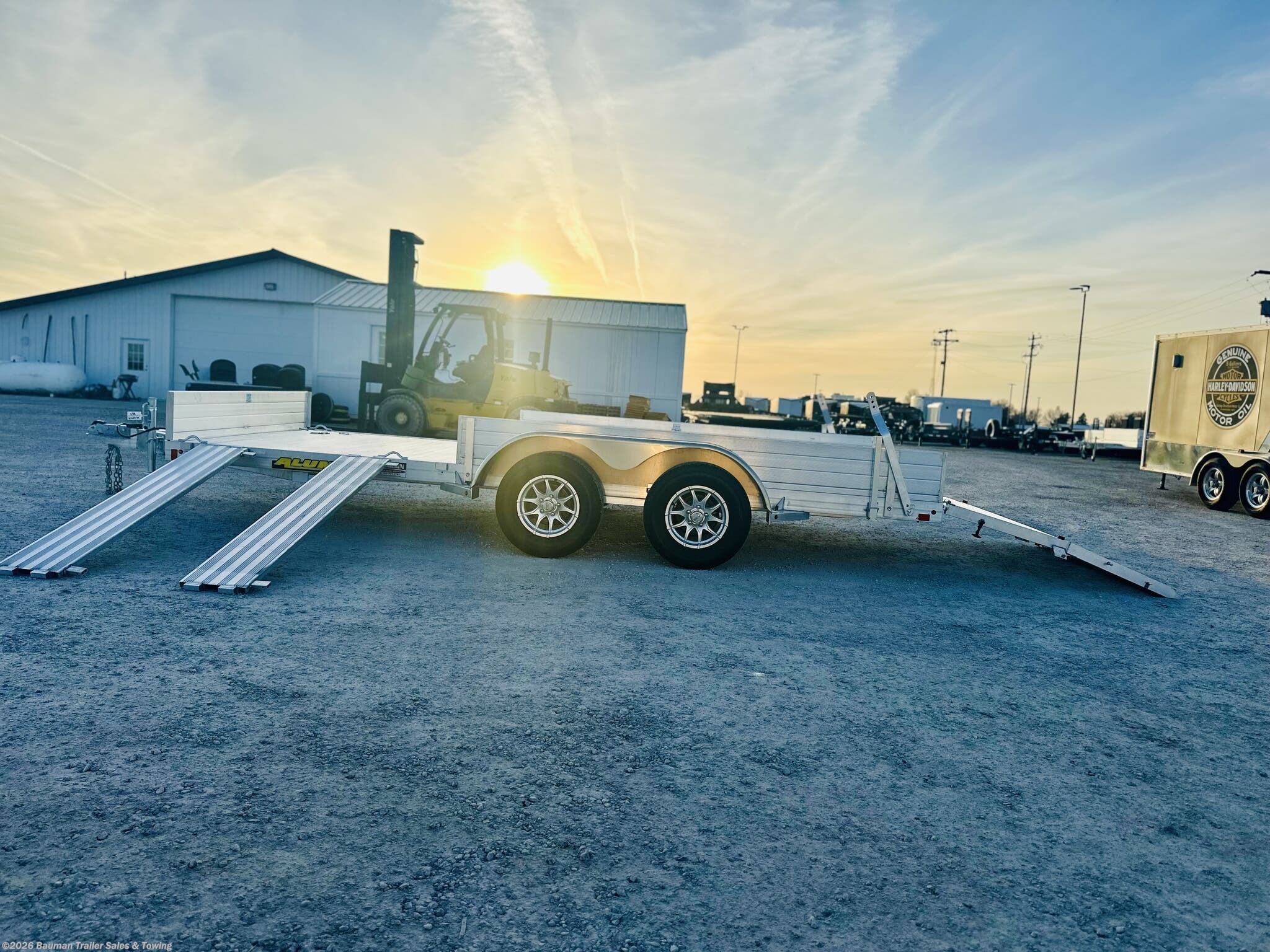 2026 Aluma 8116TA-R-BT-SR 81X16 TANDEM AXLE SOLID FRONT/SIDES W